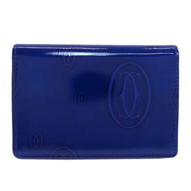 Cartier Card Case Patent in Patent leather from The Reluxe
