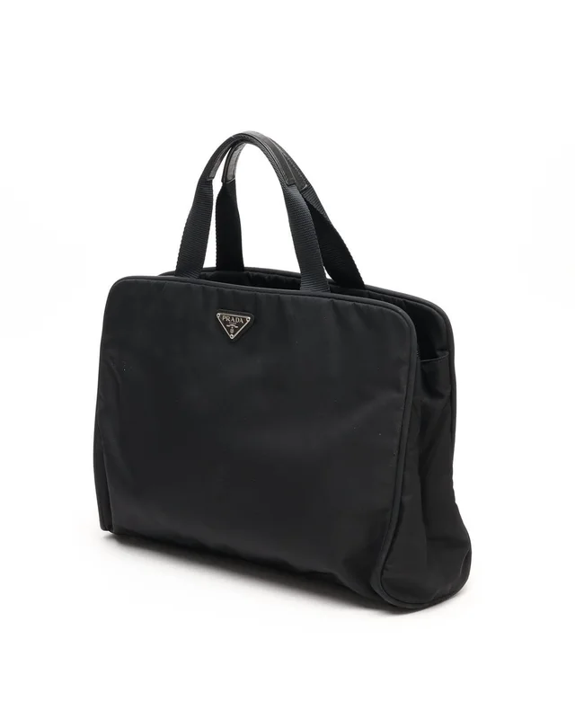 Prada Tessuto Business Bag in Nylon from A Retro Tale, photo 2 of 12