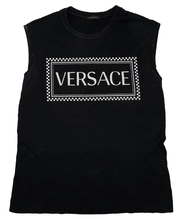 Versace Sleeveless top black Size 40 in Black from Luxury Promise