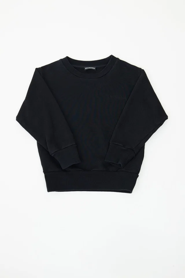 Balenciaga Embroidered Logo Sweater from VSP Consignment