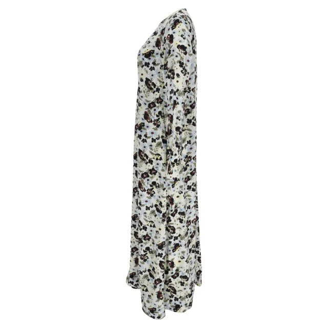 GANNI Crepe Maxi Dress in Floral Print Viscose, photo 2 of 6 from ShopSimon