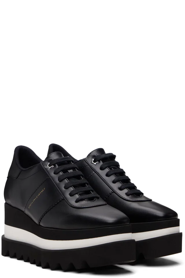 Stella McCartney Black Sneak-Elyse Platform Sneakers, photo 4 of 4 from SSENSE