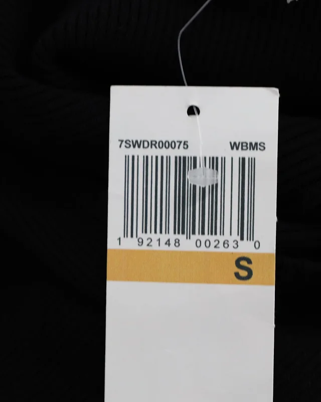 A.L.C. Anders Handkerchief Hem Knit Midi Dress in Black Viscose in Black, photo 5 of 6 from ShopSimon