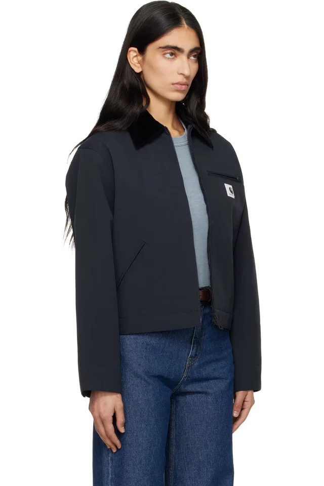 Carhartt Work In Progress Navy Newkirk Summer Jacket, photo 2 of 4 from SSENSE