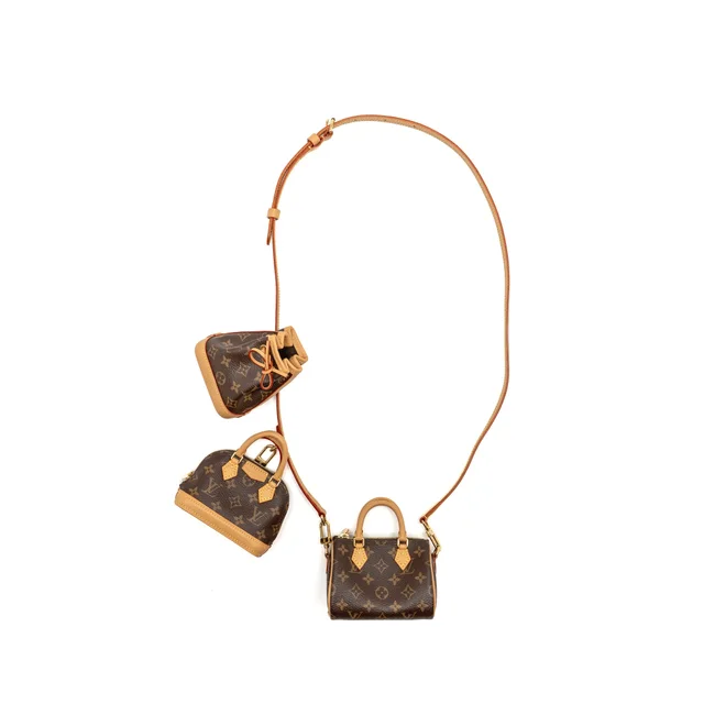 Louis Vuitton Trio Mini Icones Alma-Speedy-Noé Monogram Canvas/Leather GHW in Coated canvas from EMIER