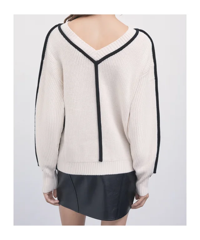 Patrizia Pepe Long-sleeve ribbed sweater, photo 3 of 4 from SENSER