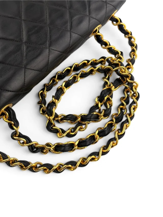 Chanel Vintage Maxi Single Flap in Lambskin from Season 2 Consign, photo 6 of 13