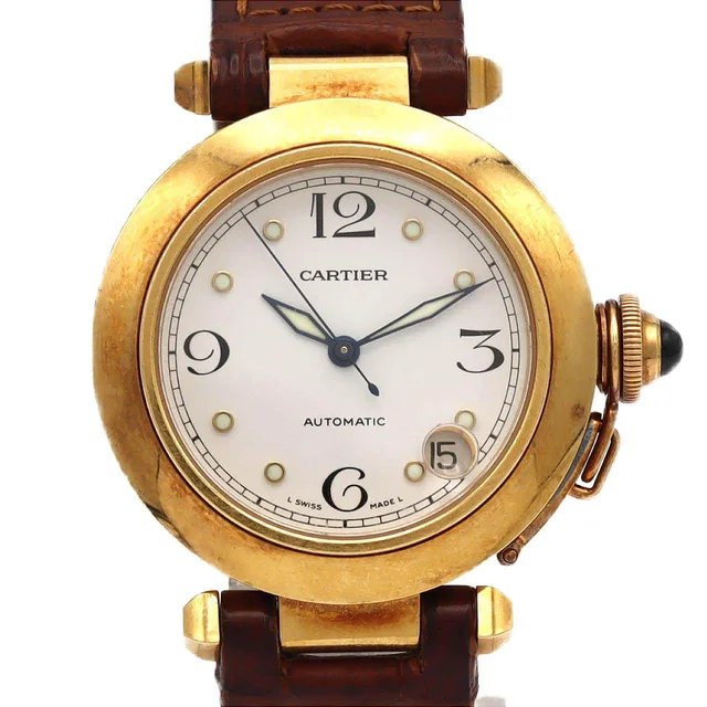 Cartier Pasha Au750 Automatic in Crocodile from LuxUness