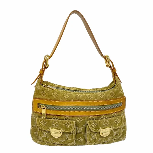 Louis Vuitton Shoulder Bag Monogram Denim Baggy PM Riken in Denim from The Reluxe
