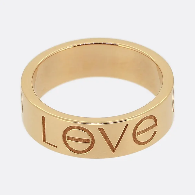 Cartier LOVE Ring Size K 1/2 (51) from The Vintage Jeweller