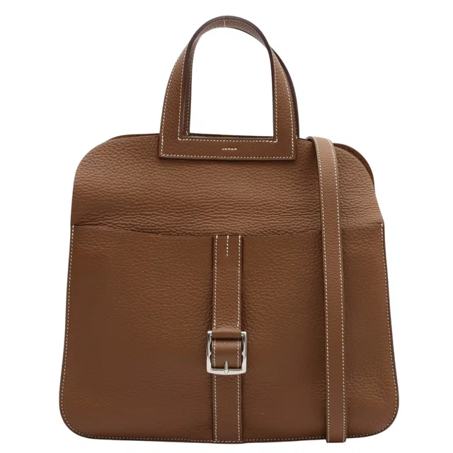 Hermès 2014 Halzan 31 Halzan in Clemence leather from VINTAGE QOO TOKYO