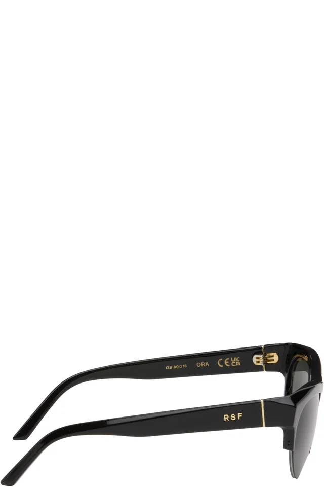 RETROSUPERFUTURE Black Ora Sunglasses, photo 2 of 4 from SSENSE