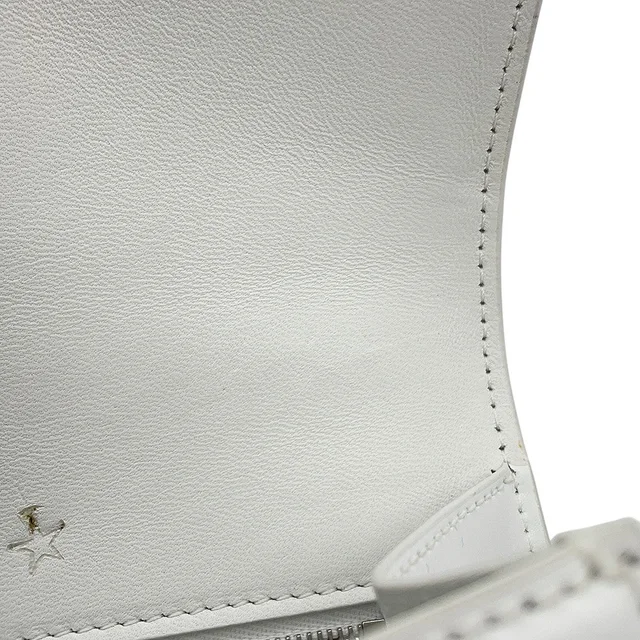 Balenciaga Adidas Collaboration Hourglass 2-Way Handbag White/Black593546 Leather Size Small in White Leather from GALLERY RARE, photo 11 of 19