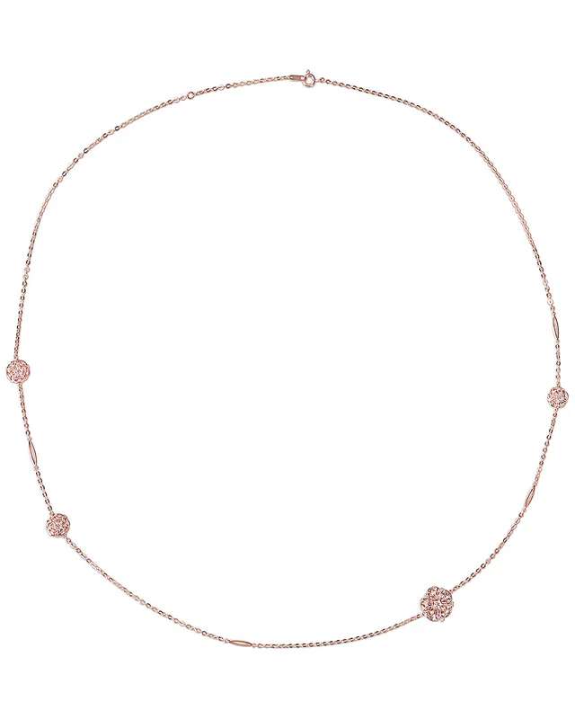 Diamond Select Cuts 18K Rose Gold .25 ct. tw. Diamond Necklace, image 1 of 1 from Rue La La