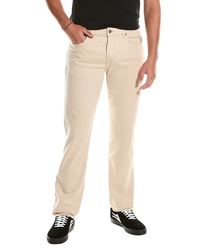 7 For All Mankind Slimmy Slim Khaki Straight Jean, image 1 of 1 from Rue La La