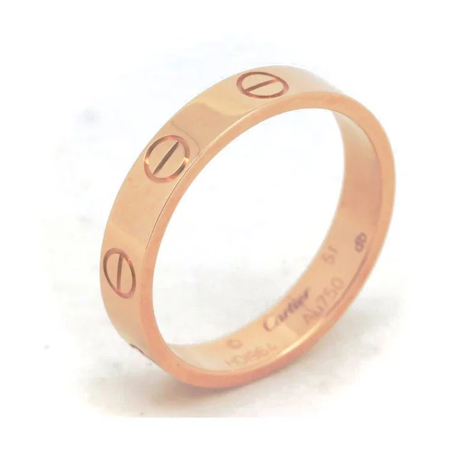 Cartier Love Mini Love Au750 Ring Size 11 from LuxUness