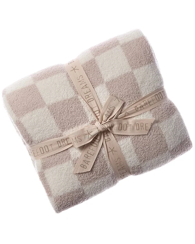 Barefoot Dreams Cozychic Checkered Blanket, image 1 of 1 from Rue La La