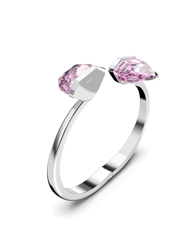 Swarovski Lucent Bracelet — Silver Stainless Steel Bracelets in Silver from HEWI