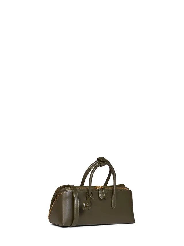 Alaïa Delta Small Handbag — Green Calf Leather Hand Bags in Green Calfskin from HEWI, photo 2 of 2