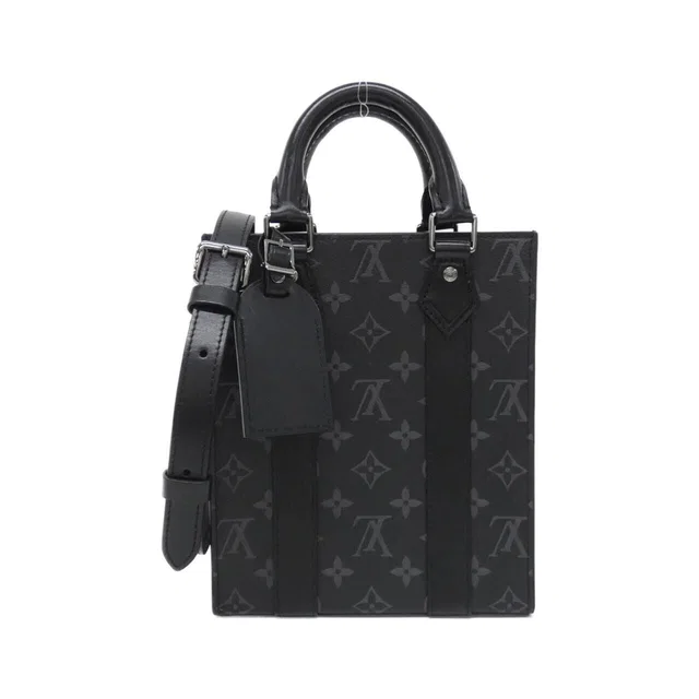 Louis Vuitton Monogram Eclipse Sac Plat Mini Bag in Coated canvas from The Reluxe
