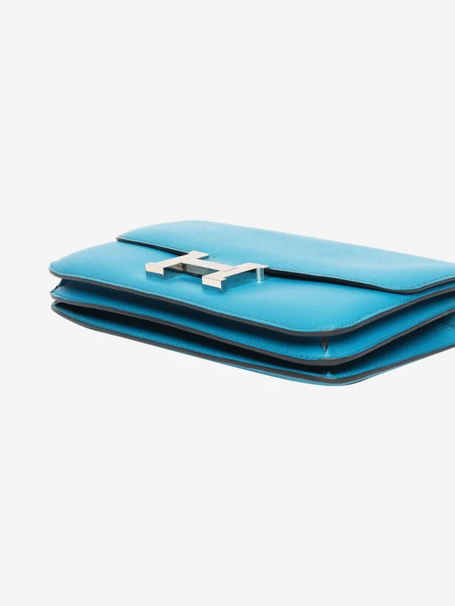 Hermès Blue Constance Elan bag in Epsom leather in Blue Epsom leather from Sign of the Times, photo 2 of 2