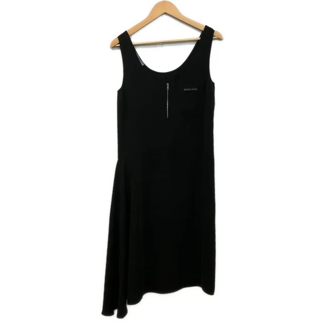 Prada Dress Black Sleeveless Long Length Jumperskirt in Black from The Reluxe