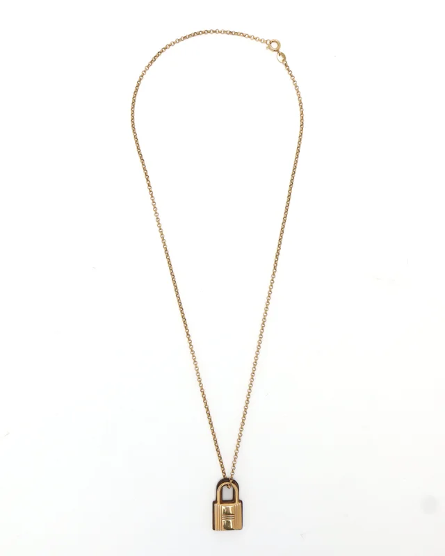 Hermès O'Kelly PM Necklace in Leather from A Retro Tale, photo 3 of 5