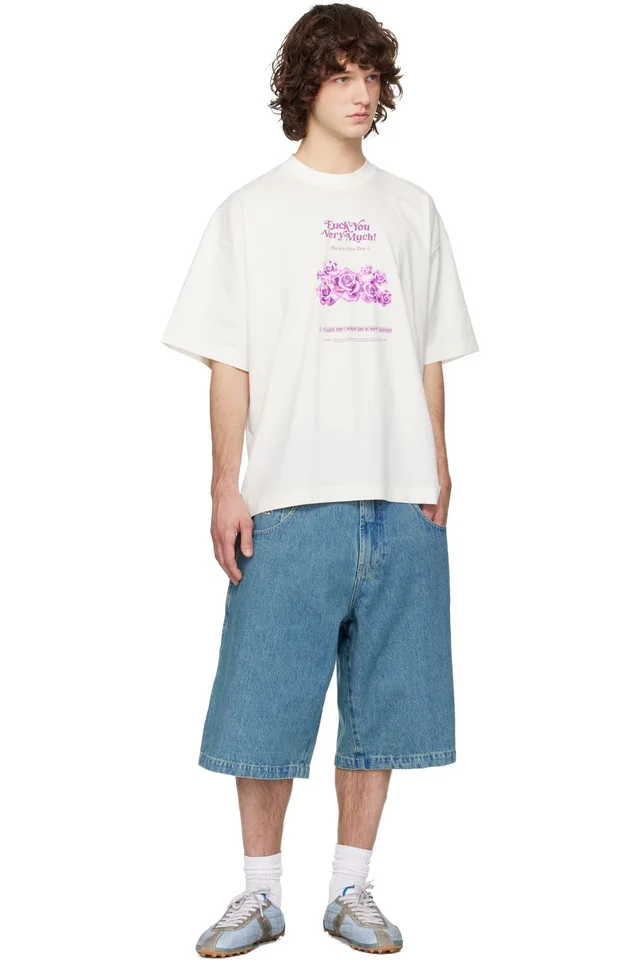 VETEMENTS Off-White 'Fuck You Very Much' T-shirt, photo 4 of 4 from SSENSE