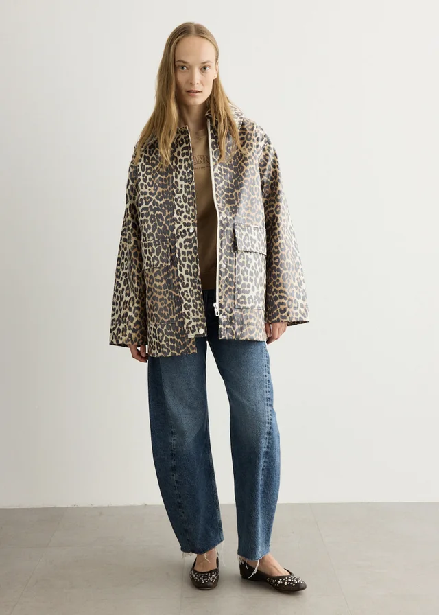 Ganni Laminated Cotton Canvas Jacket from Incu, photo 1 of 1