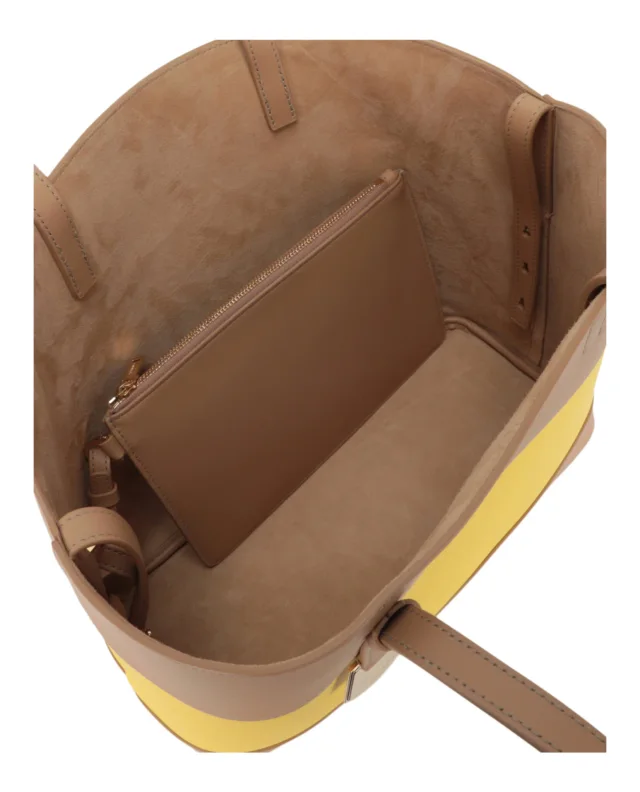 Salvatore Ferragamo Charming Meduim Leather Tote Bag in multi, photo 5 of 6 from ShopSimon