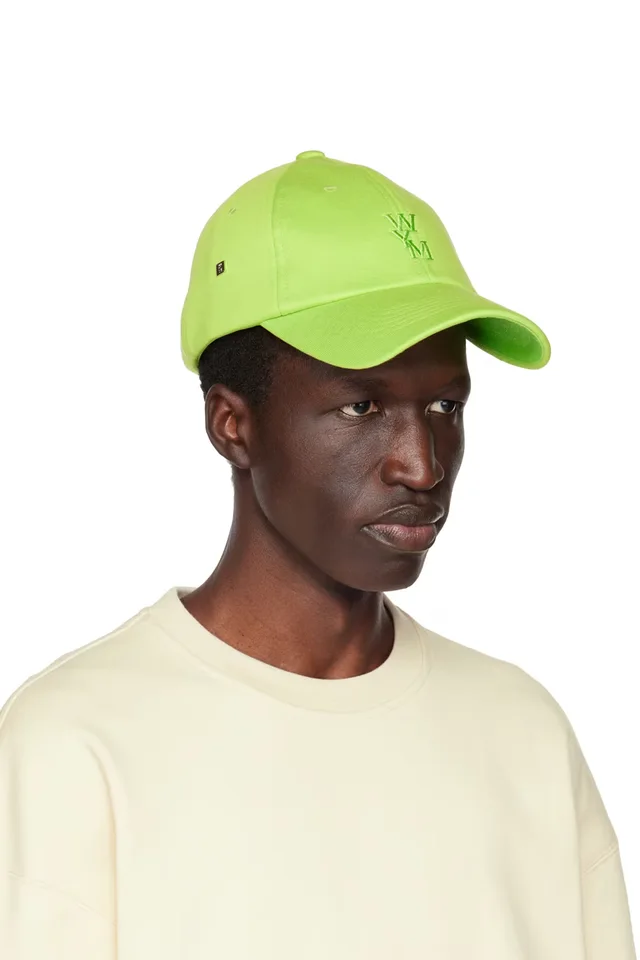 WOOYOUNGMI Green Embroidered Cap, photo 2 of 2 from SSENSE