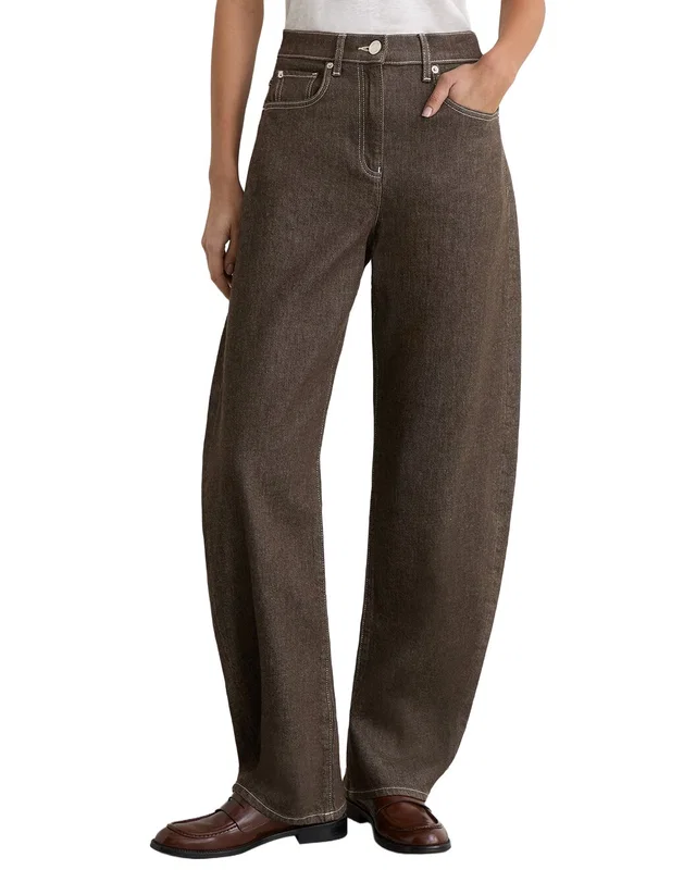 Reiss Petite Sabel Jean in //asset2.ruecdn.com/images/sw/141578/1415782675_RLSW_brown.jpg, image 1 of 1 from Rue La La