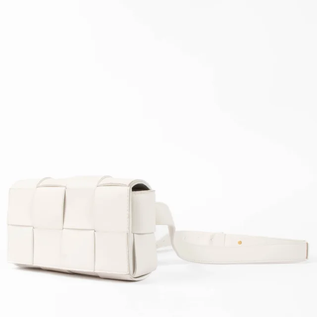 Bottega Veneta White Mini Cassette Belt Bag in White from Labellov, photo 2 of 5