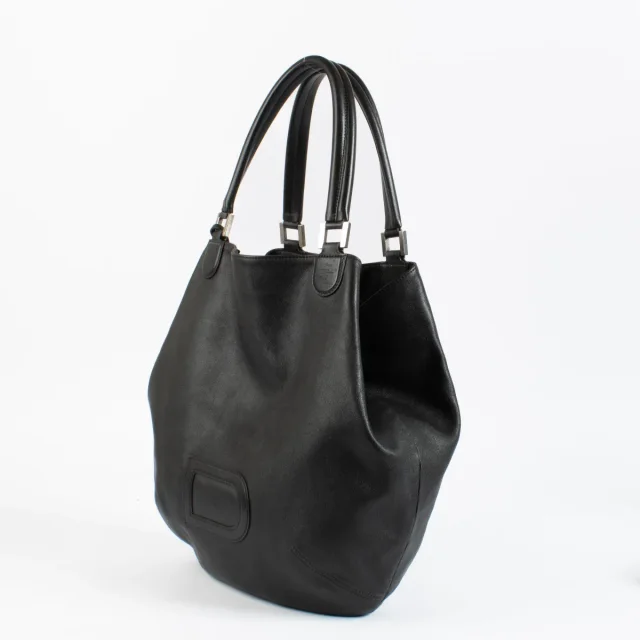 Delvaux Louise Cabas Bag in Black Leather from Labellov, photo 1 of 1