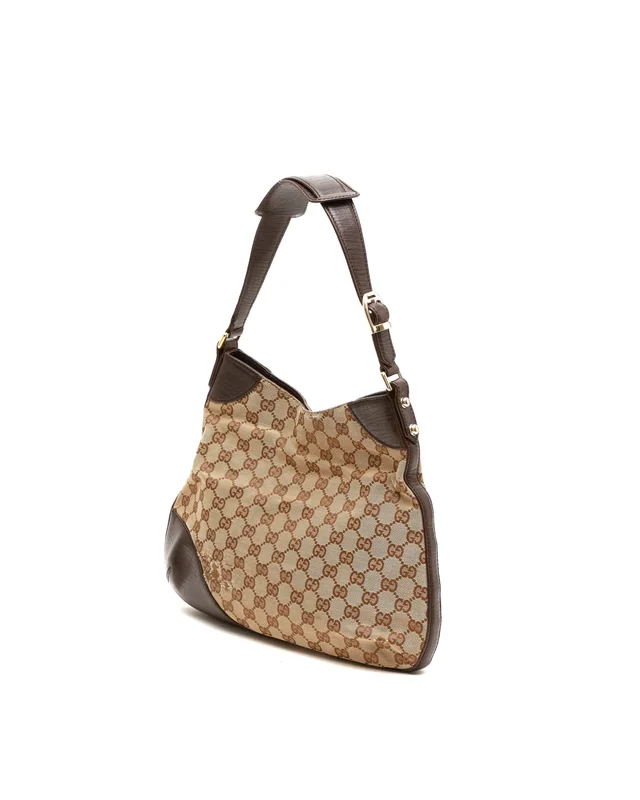 Gucci GG Horsebit Hobo Bag in Canvas from A Retro Tale, photo 3 of 8