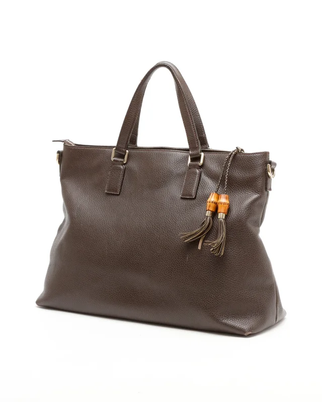 Gucci Bamboo tote Bag in Caviar leather from A Retro Tale, photo 2 of 11