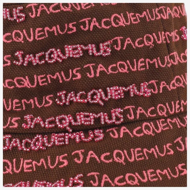 Jacquemus 235ac451 Logo-Embroidered Cotton Bucket Hat — Multicolor in Multicolor Canvas from HEWI