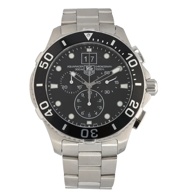 TAG Heuer Aquaracer CAN1010 43mm Stainless Steel Watch from H&T