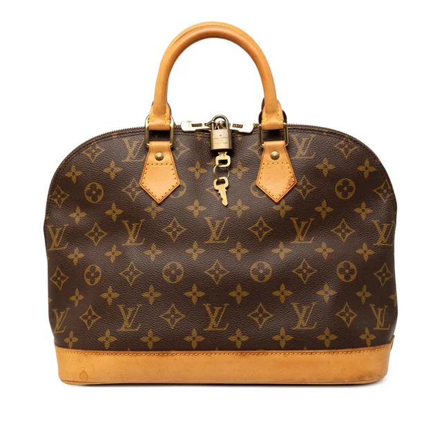 Brown Louis Vuitton Monogram Alma PM Handbag in Brown Coated canvas from Designer Revival, photo 1 of 1