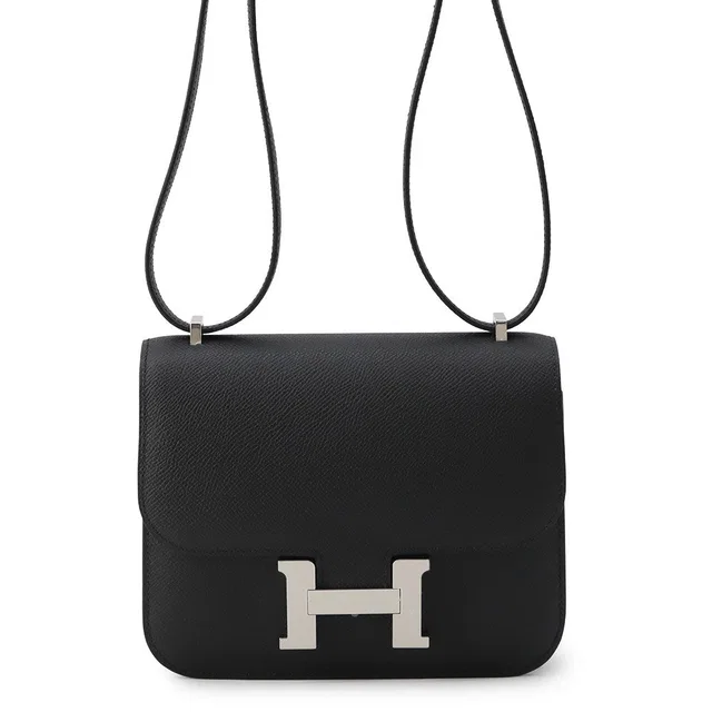 Hermès Constance3 Miroir Black Epsom Size Mini in Black Epsom leather from GALLERY RARE
