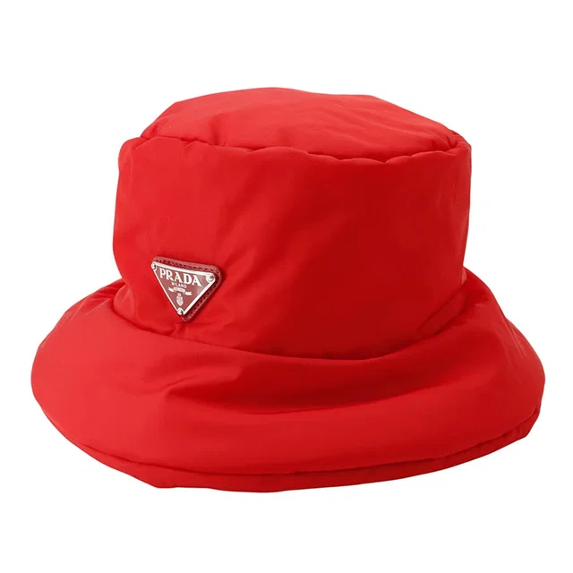 Prada Re-Nylon Padded Bucket Hat Size S Red1HC248_2DV4_F0011 Nylon in Nylon from GALLERY RARE