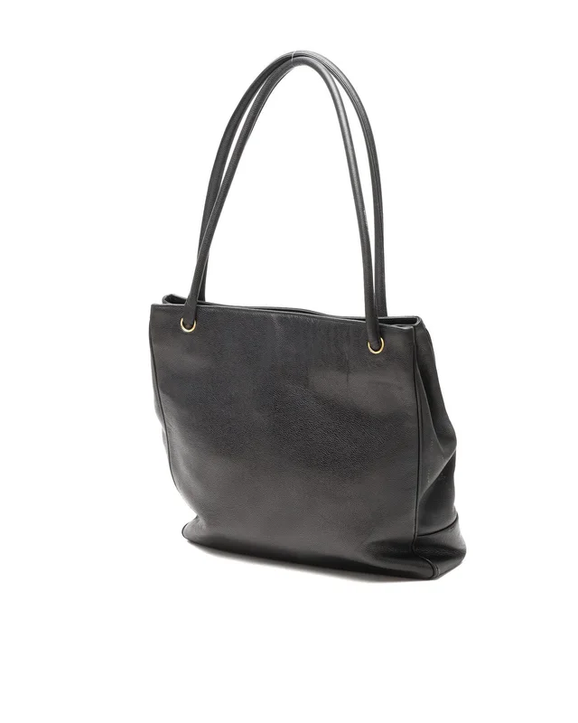 Chanel CC Caviar Tote Bag in Caviar leather from A Retro Tale, photo 2 of 10