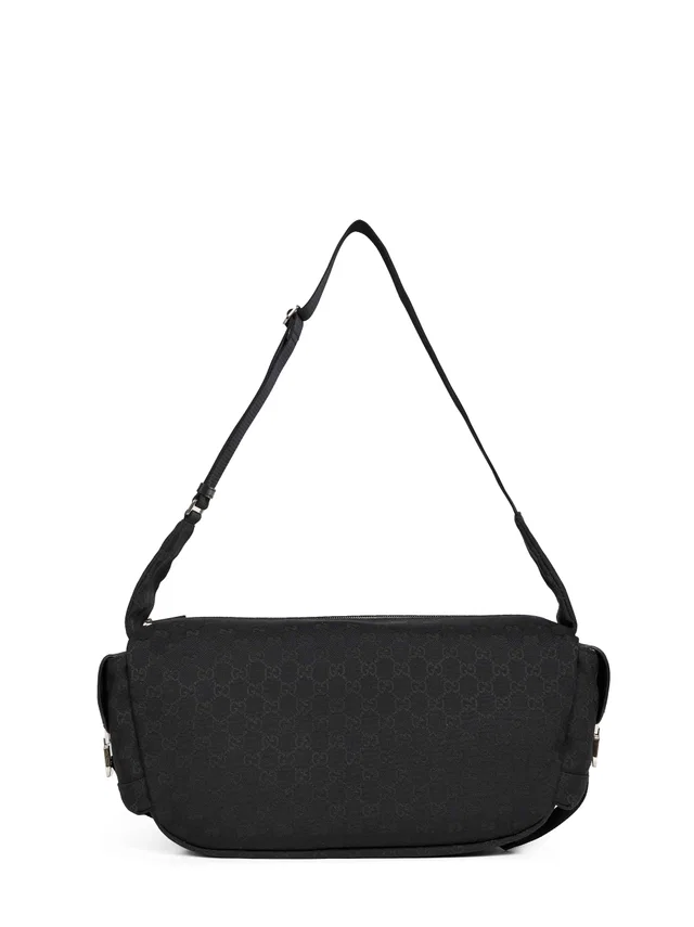Gucci Gg Canvas Crossbody Bag — Black Polyester in Black Canvas from HEWI