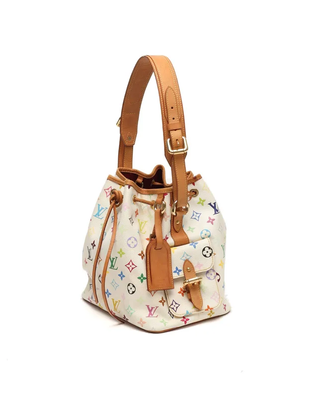Louis Vuitton Murakami Monogram Petit Noé Bag in Canvas from A Retro Tale, photo 2 of 9