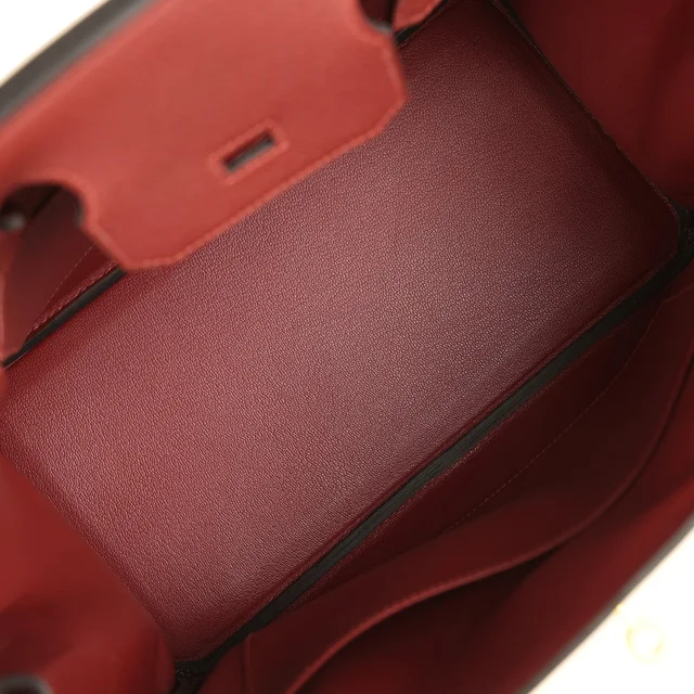Hermès Birkin 30 Rouge H Togo Gold Hardware in Burgundy Togo from Madison Avenue Couture, photo 8 of 9