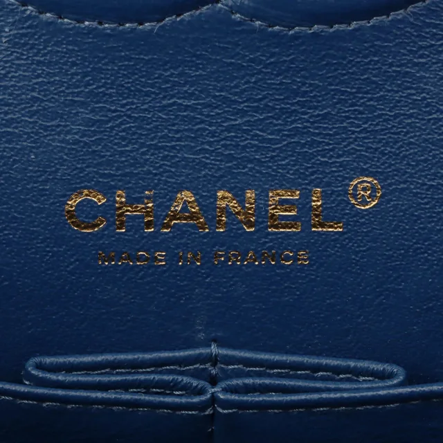 Chanel 2019年代頃製 Denim CC Turn Lock Chain Shoulder Bag Indigo from VINTAGE QOO TOKYO, photo 6 of 18