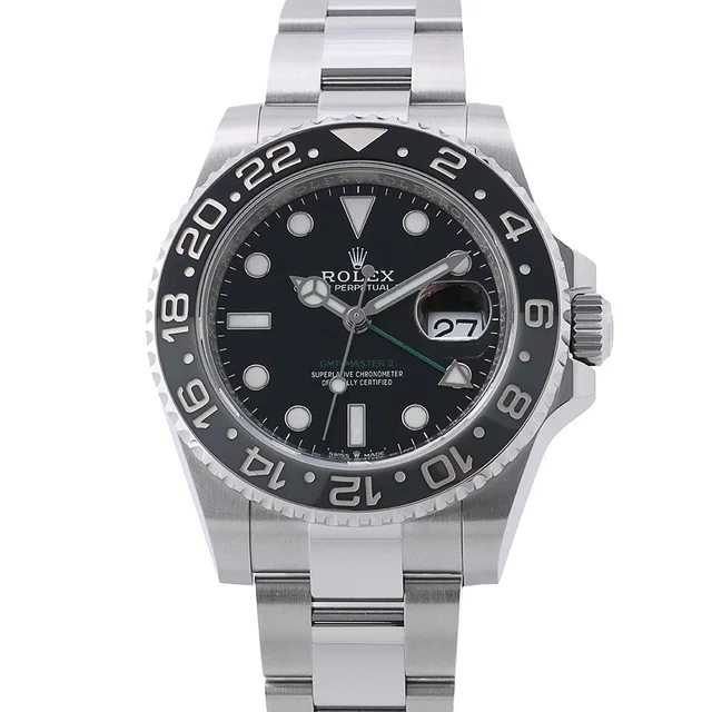 Rolex GMT Master II W40mm Stainless Steel Black Dial126710GRNR in Black from GALLERY RARE