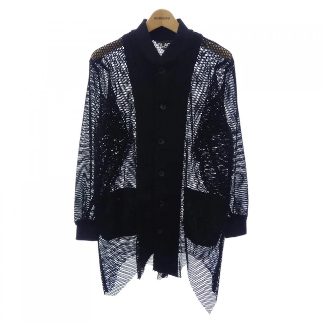 BLACK COMME des GARCONS Wool Coat in Black Wool from LuxUness