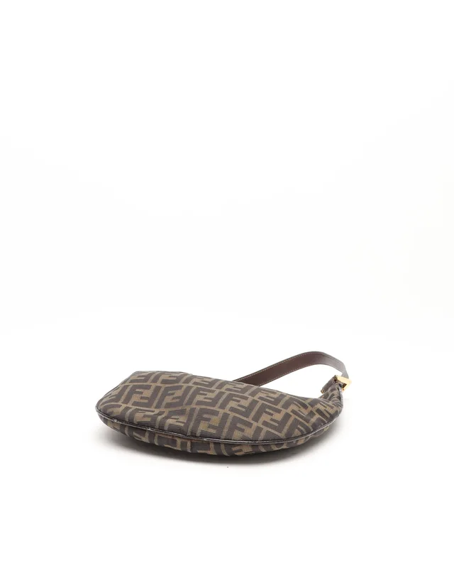 Fendi Zucca Shoulder Bag in Canvas from A Retro Tale, photo 4 of 8