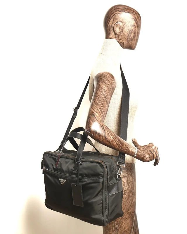 Prada Tessuto Business Bag in Nylon from A Retro Tale, photo 8 of 8